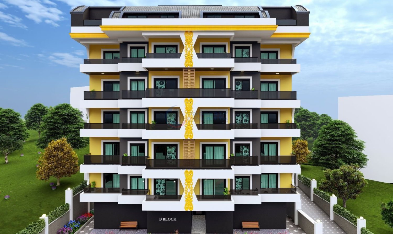 Wohnung 1+1 in Alanya, Turkey, Nr. 47176