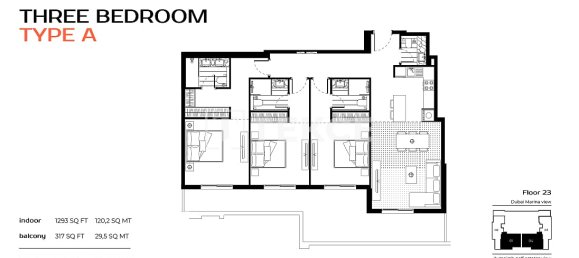 3 bedrooms Apartment for sale in Jumeirah Village Triangle, Dubai, UAE № 188851 3
