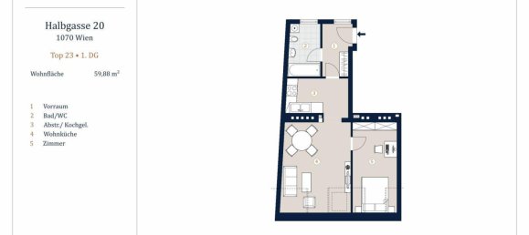 2 rooms Apartment in Neubau, Austria No. 243216 11
