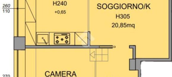 1 غرف نوم شقة في Milan, Italy رقم 262909 26