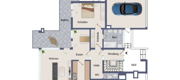 Дом с 6 комнатами в Дармштадт-Дибург, Германия № 265357 3