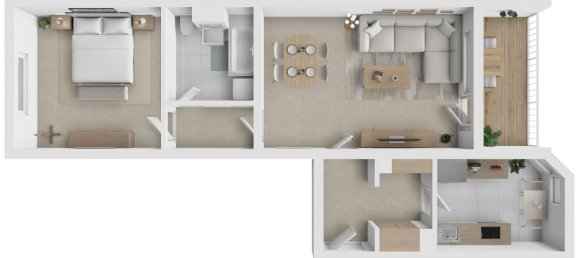 Apartamento de 1 dormitorio en Munich, Germany No. 311026 3