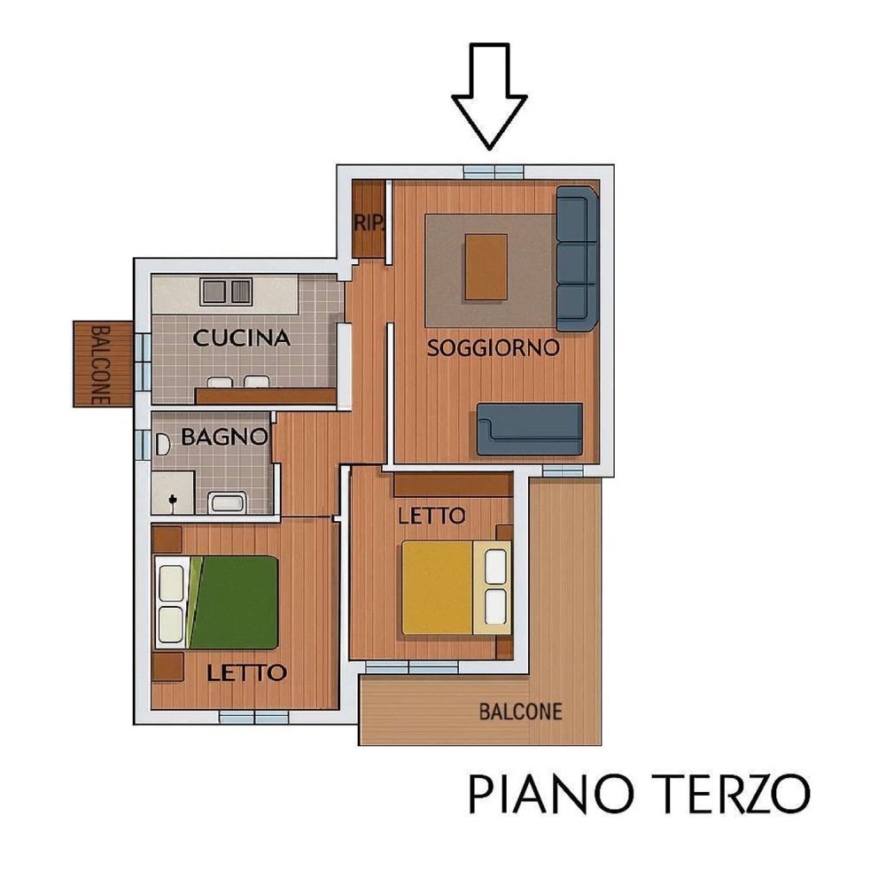 4 bedrooms Apartment in Cento, Italy No. 344329
