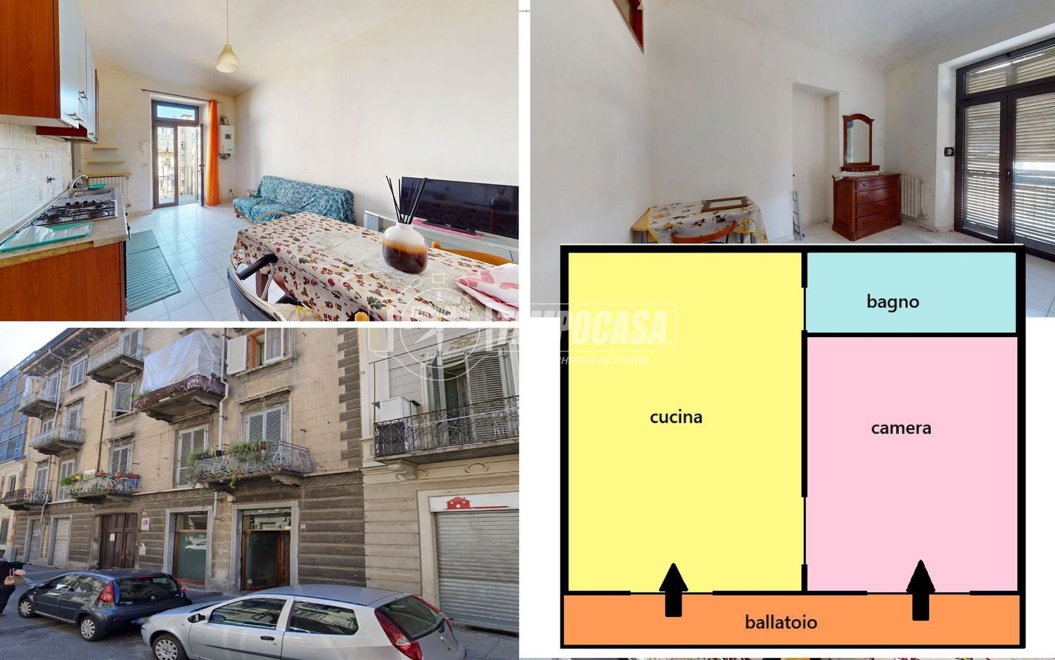 2-Zimmer Wohnung in Turin, Italy, Nr. 297277