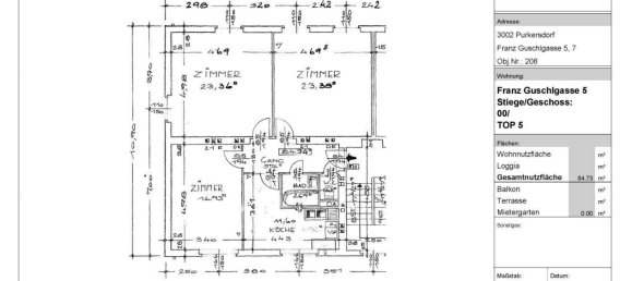 Apartamento de 3 habitaciónes en Purkersdorf, Austria No. 188462 17