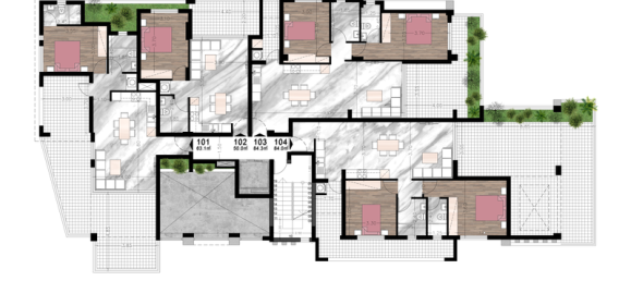 3 bedrooms Penthouse in Mesa Geitonia, Cyprus No. 80163 10