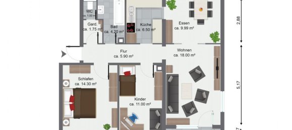 2 chambres Appartement à Heilbronn, Germany No. 10687 10