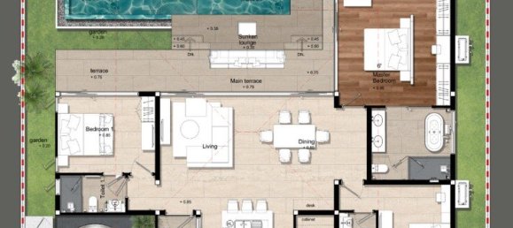 Villa T3 em Botanica Modern Loft 2, Phuket, Thailand N.º 31562 14