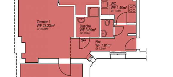 3غرفة شقة في Moabit, Germany رقم 54246 12