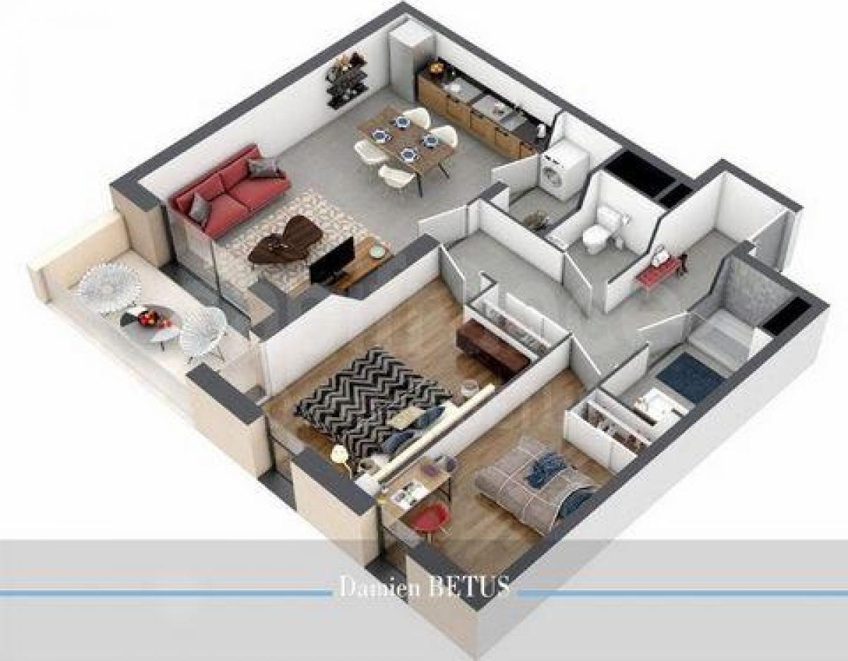 شقة 2 غرف نوم  في Challans, France رقم 31269