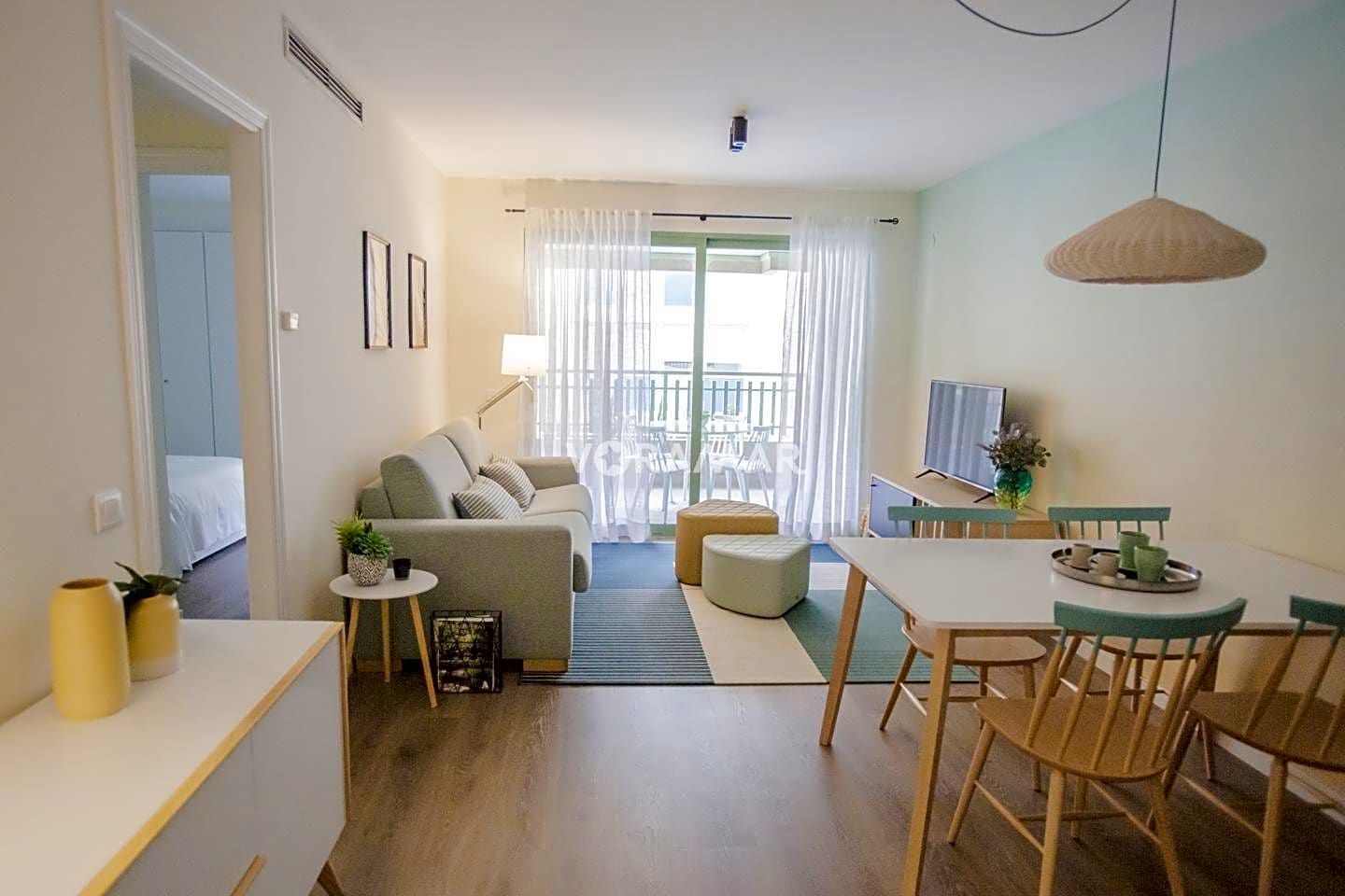 Квартира с 2 спальнями в Альборайя, Испания № 28725