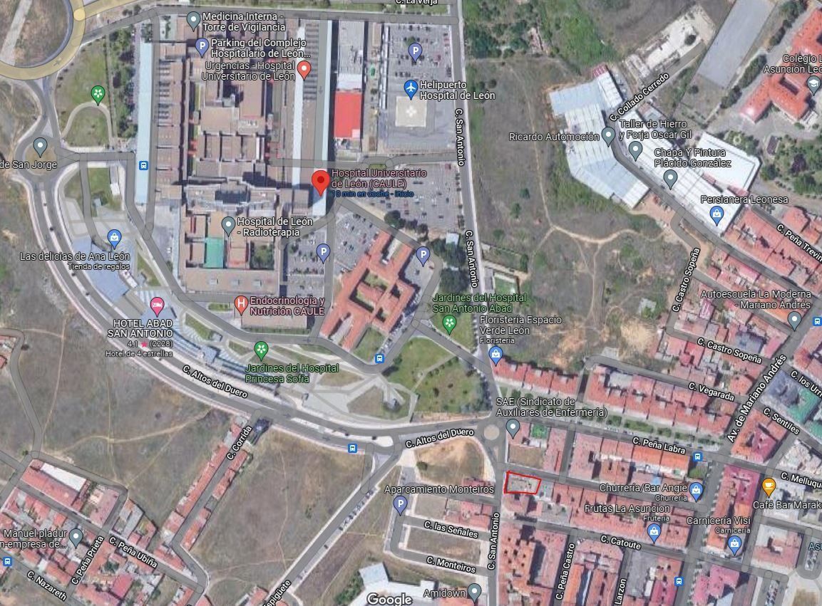  قطعة أرض في Leon, Spain 551متر مربع رقم 89316