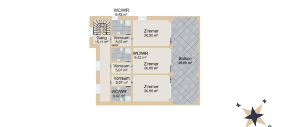 Вилла с 6 комнатами в Цвентендорф ан дер Донау, Австрия № 1312 15