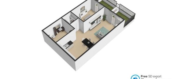 Квартира с 3 комнатами в Генуя, Италия № 271867 42