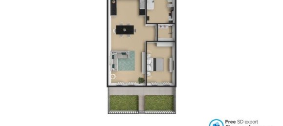 Квартира с 3 комнатами в Генуя, Италия № 271867 41