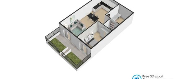 Квартира с 3 комнатами в Генуя, Италия № 271867 43