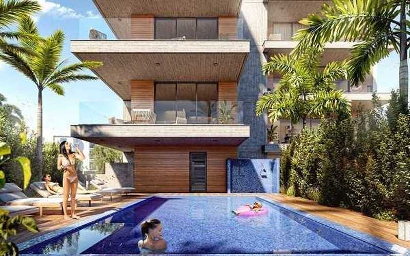 Квартира с 3 спальнями в Гермасойя, Кипр № 8377