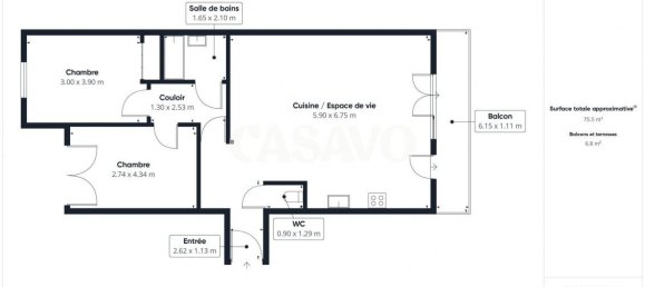 2 bedrooms Apartment in Nantes, France No. 363104 13