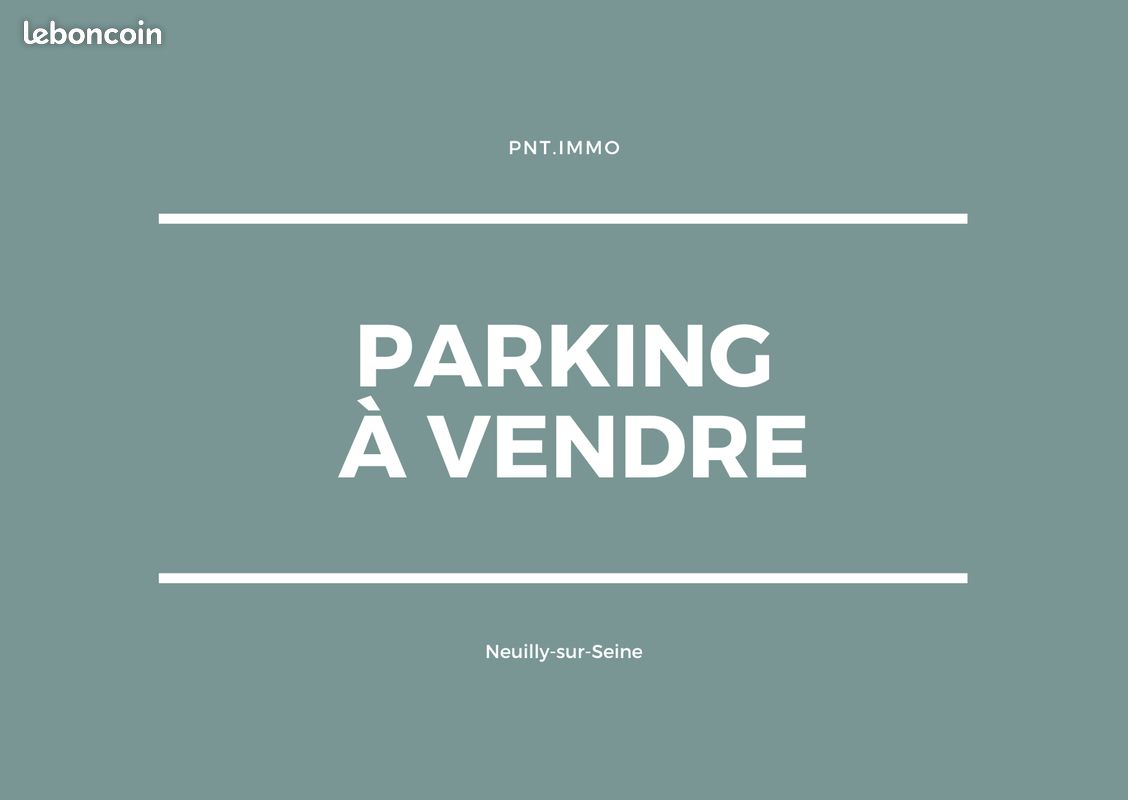 Parkplatz in Neuilly-sur-Seine, France 20m², Nr. 128829