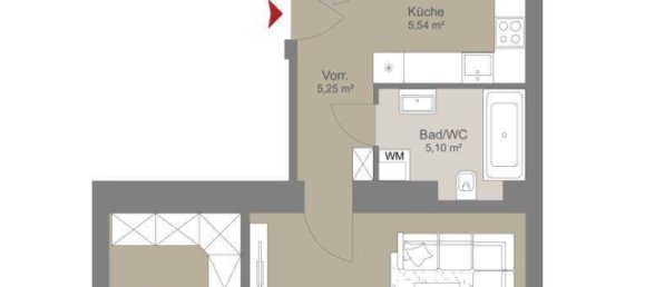 Apartamento de 2 divisões em Wahring, Austria N.º 65759 16