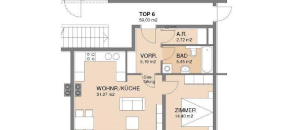 2 rooms Apartment in Arzl im Pitztal, Austria No. 86718 11