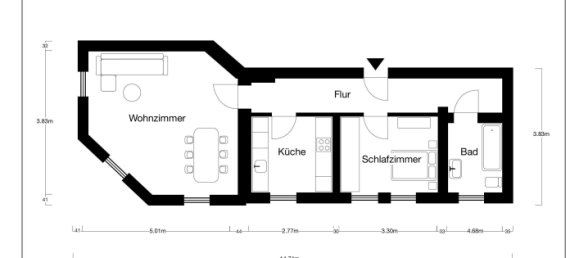 1 Schlafzimmer Wohnung in Leipzig, Germany, Nr. 20775 18