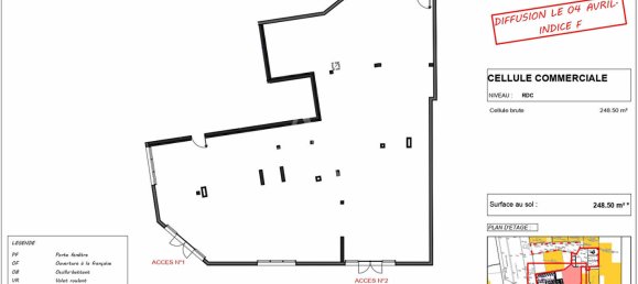 عقار تجاري في Cucq, France 248متر مربع رقم 69199 2