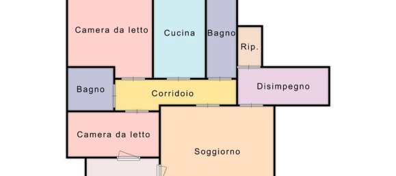 Квартира с 3 комнатами в Кальяри, Италия № 212126 38