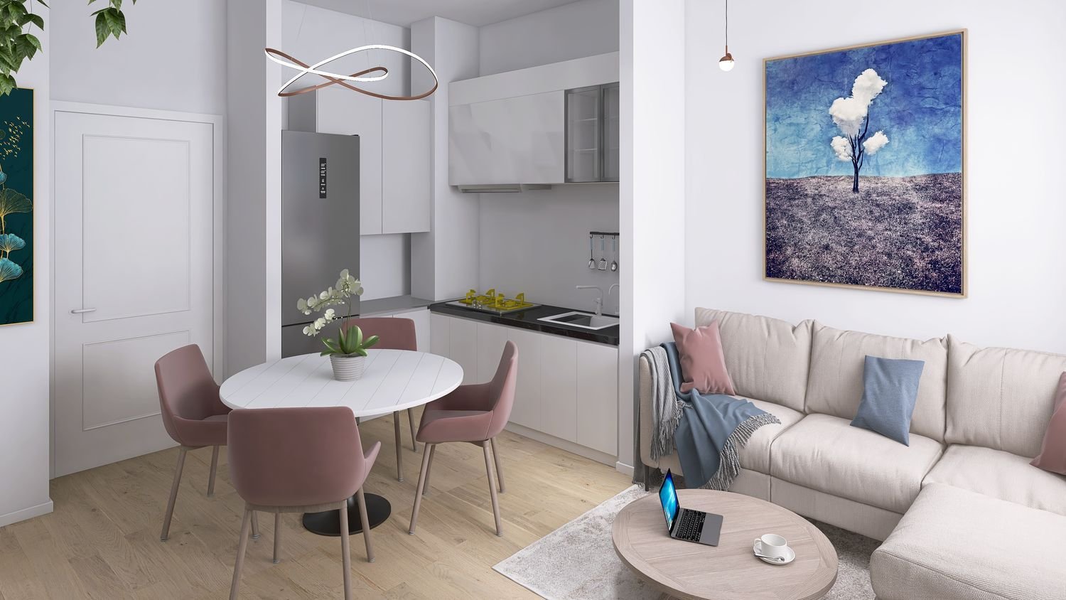 2غرفة شقة في Rome, Italy رقم 157685