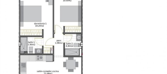 2 chambres Bungalow à San Pedro del Pinatar, Spain No. 287195 6