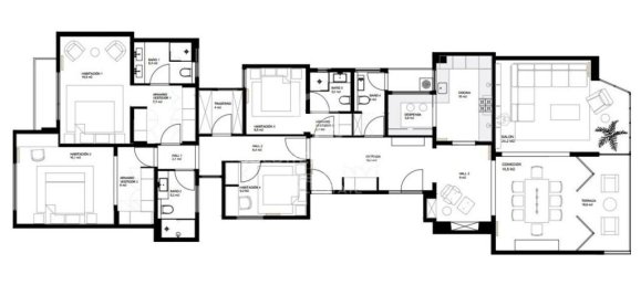 4 غرف نوم شقة في Barcelona, Spain رقم 22441 16