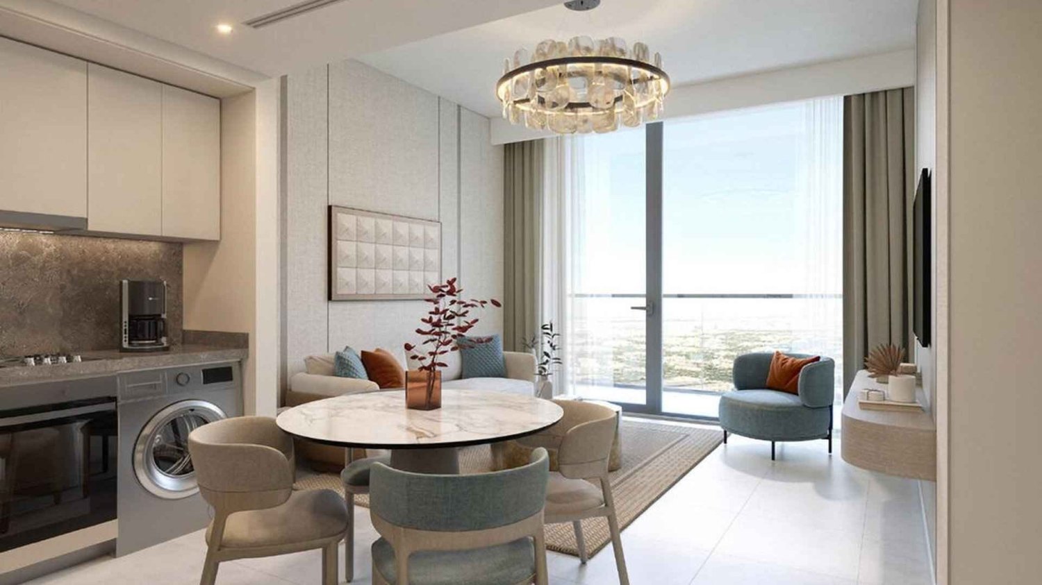 2 Schlafzimmer Wohnung in Downtown Jebel Ali, UAE, Nr. 117560