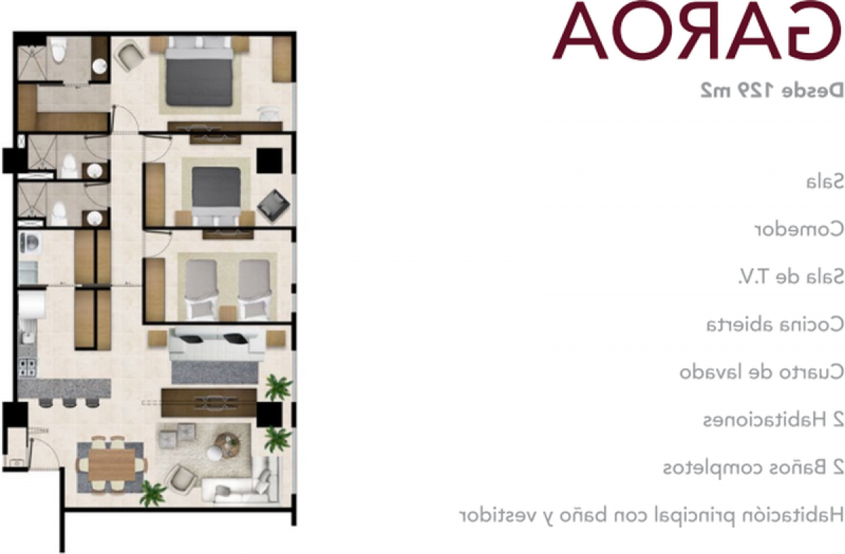 3 bedrooms Apartment in Lerma, Mexico No. 213648