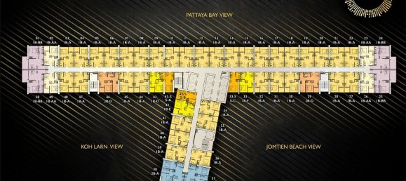 2 Schlafzimmer Eigentumswohnung in Pattaya, Thailand, Nr. 60037 7