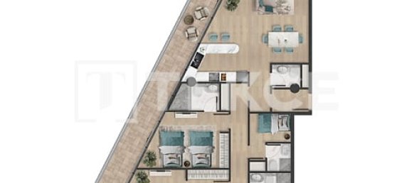 Квартира с 1 спальней в Al Marjan Island, Рас-эль-Хайма, ОАЭ № 96024 23
