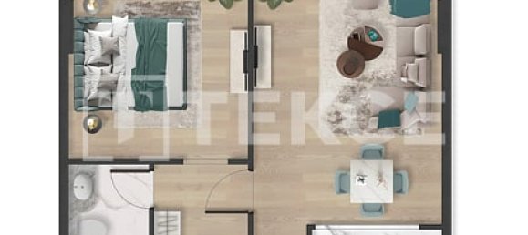 Квартира с 1 спальней в Al Marjan Island, Рас-эль-Хайма, ОАЭ № 96024 21