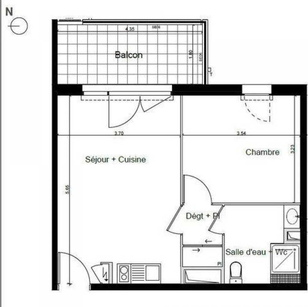 Studio in the Condo in Le Pontet, France No. 10916