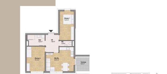 3-salle Appartement à Geidorf, Austria No. 184823 6