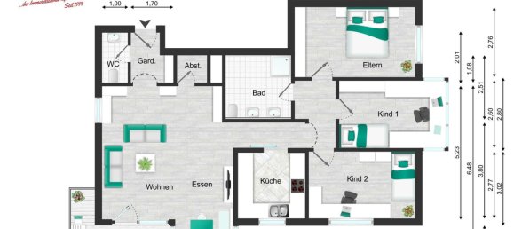 3 غرف نوم شقة في Boblingen, Germany رقم 313745 11