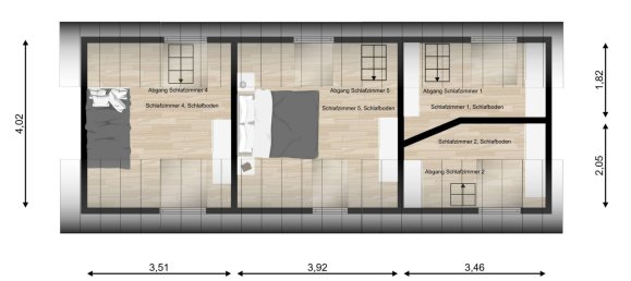 6 غرف نوم تاون هاوس في Oberhavel, Germany رقم 109787 50