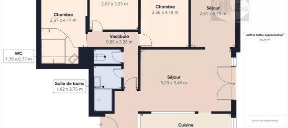 3 chambres Appartement à Verrières-le-Buisson, France No. 151528 6