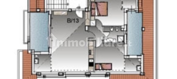 2 bedrooms Penthouse in Tortoreto, Italy No. 238882 13