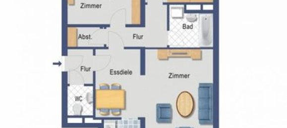 3غرفة شقة في Bochum, Germany رقم 51713 3