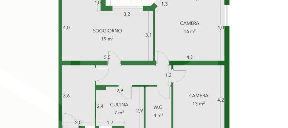 Apartamento de 4 habitaciónes en Bologna, Italy No. 20693 33