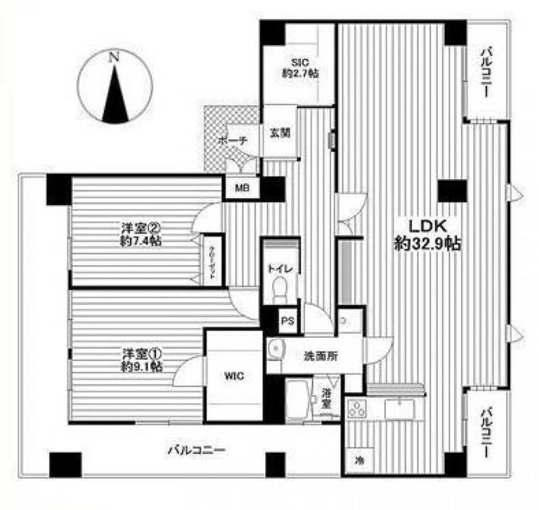 2 chambres Appartement à Kosaka, Japan No. 3123