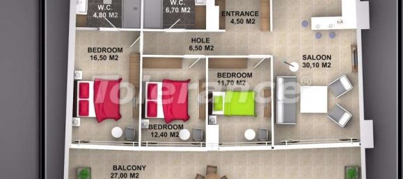 Apartment 2+1 in Alanya, Turkey No. 120 4