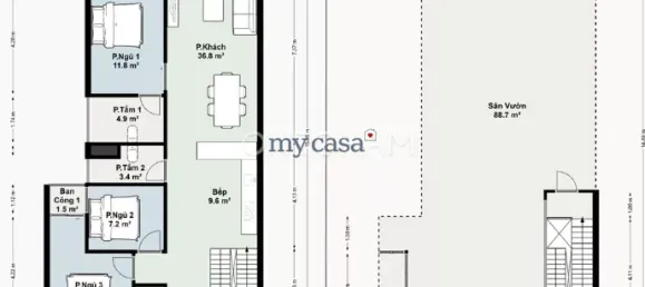 3 chambres Appartement à Thu Duc, Vietnam No. 8096 18