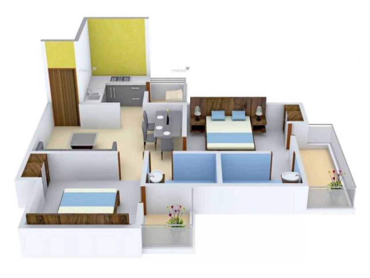 2 Schlafzimmer Haus in Ghaziabad, India, Nr. 15526