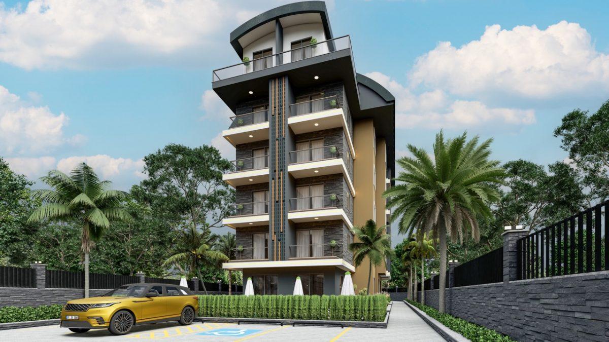 Квартира с 2 комнатами в Оба, Турция № 9914