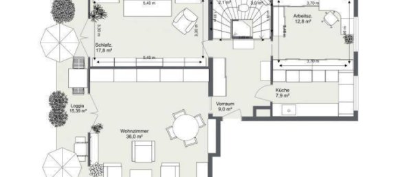 Dúplex de 4 dormitorios en Meidling, Austria No. 177746 25